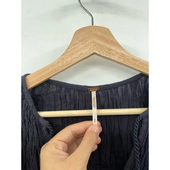 free people black celestial skies midi dress - Picture 5 of 7